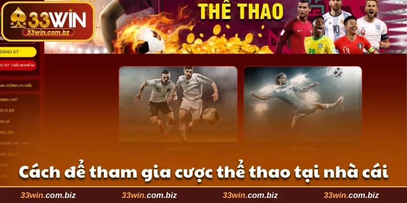 Cách để tham gia cược thể thao tại nhà cái