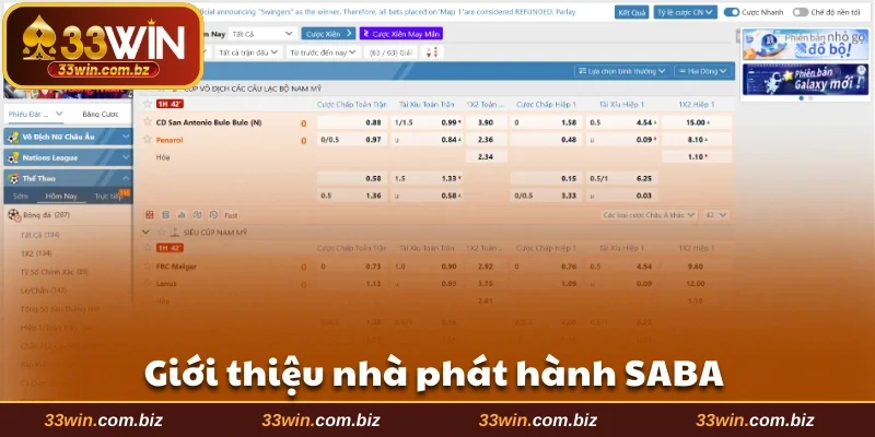 Giới thiệu nhà phát hành SABA 