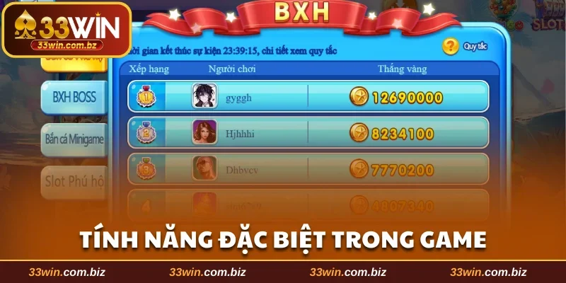 Một số tính năng đặc biệt trong Bắn Cá 5 Sao